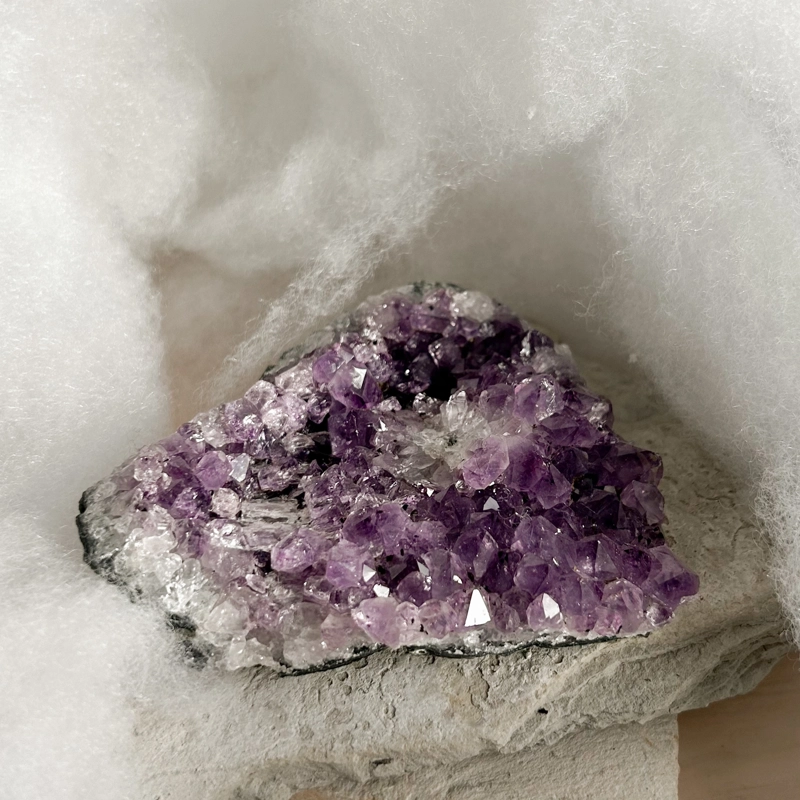 drusa di Ametista dal Brasile